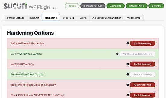 Hardening WordPress security with Sucuri